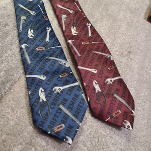 Vintage Sears Ralph Marlin Craftsman Tools Neck Ties